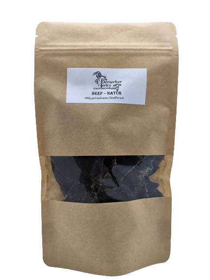 Natur Beef Jerky | Beef Jerky - Natur | Berserker Jerky