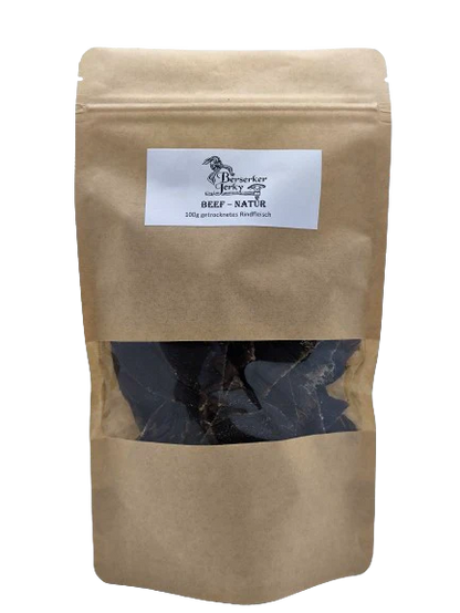 Natur Beef Jerky | Beef Jerky - Natur | Berserker Jerky